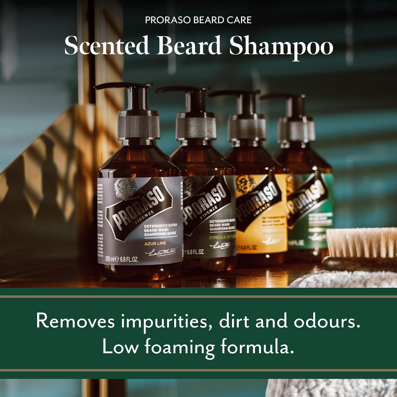 Proraso - Refreshing Beard Shampoo Green 200ml