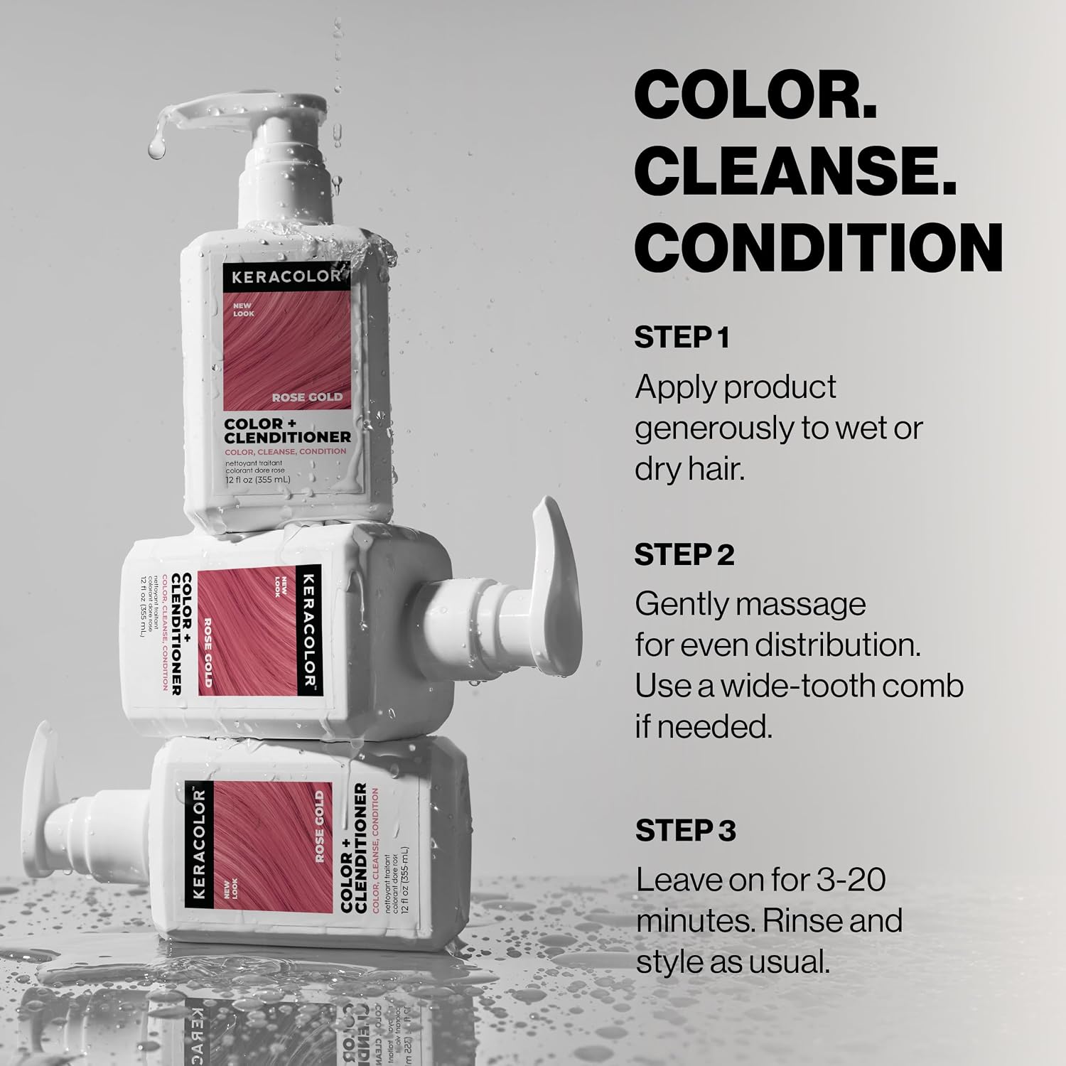 Keracolor - Color + Clenditioner Rose Gold 1000ml