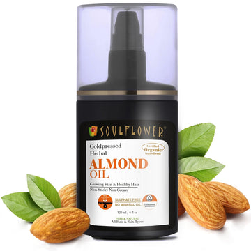 SoulFlower - Cold Pressed Almond Oil for Hair and Skin 120ml - Nexus hair