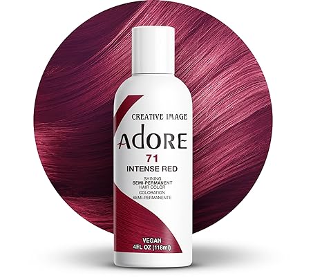 Adore - Semi Permanent Hair Color Shade #71 Intense Red