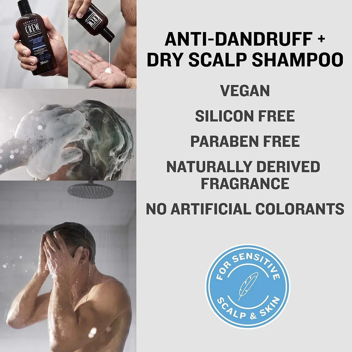 American Crew - Anti-Dandruff + Dry Scalp Shampoo 250ml