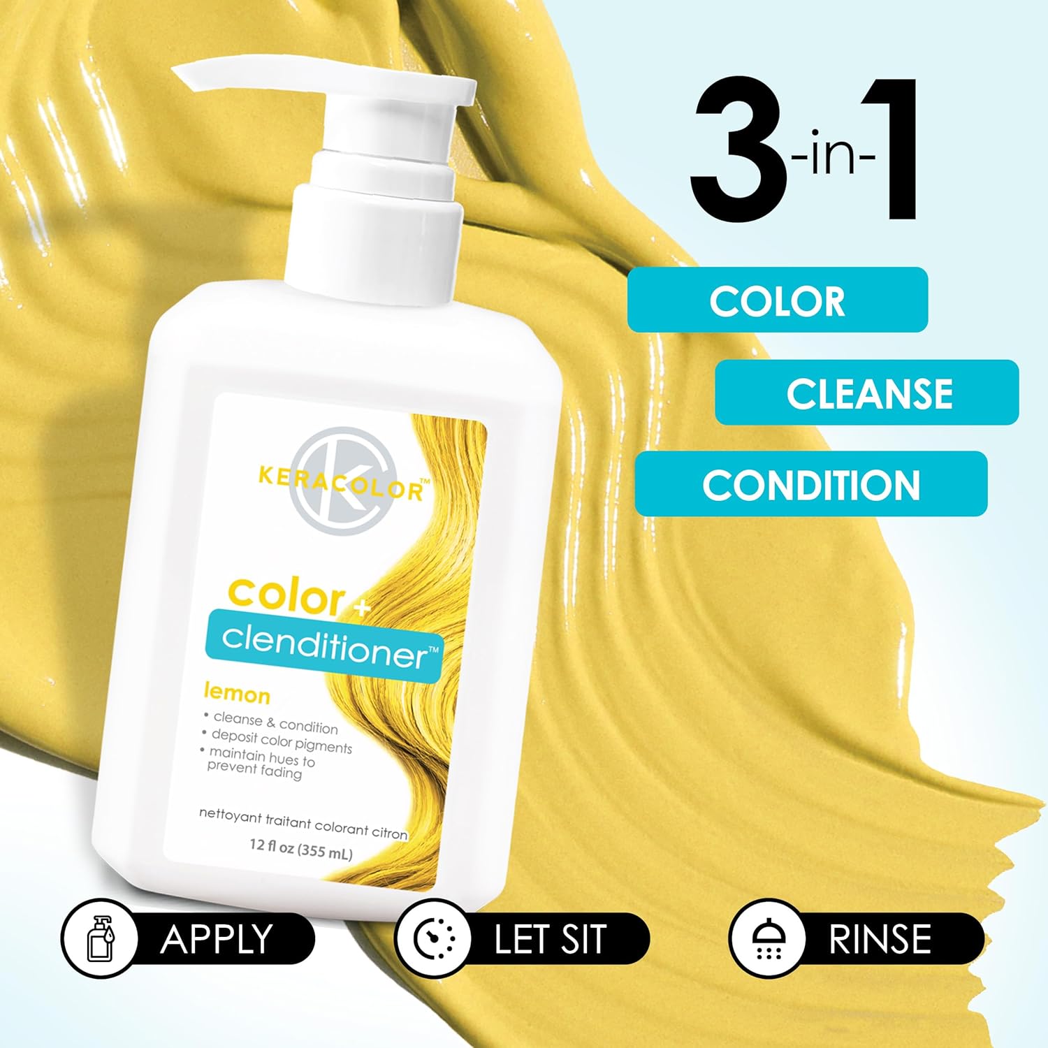 Keracolor - Color + Clenditioner Lemon 355ml