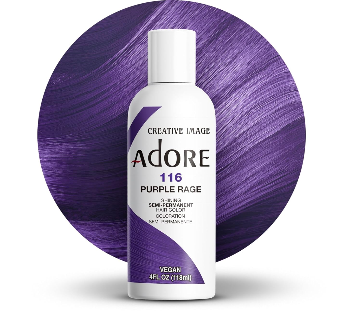 Adore - Semi Permanent Hair Color Shade #116 Purple Rage