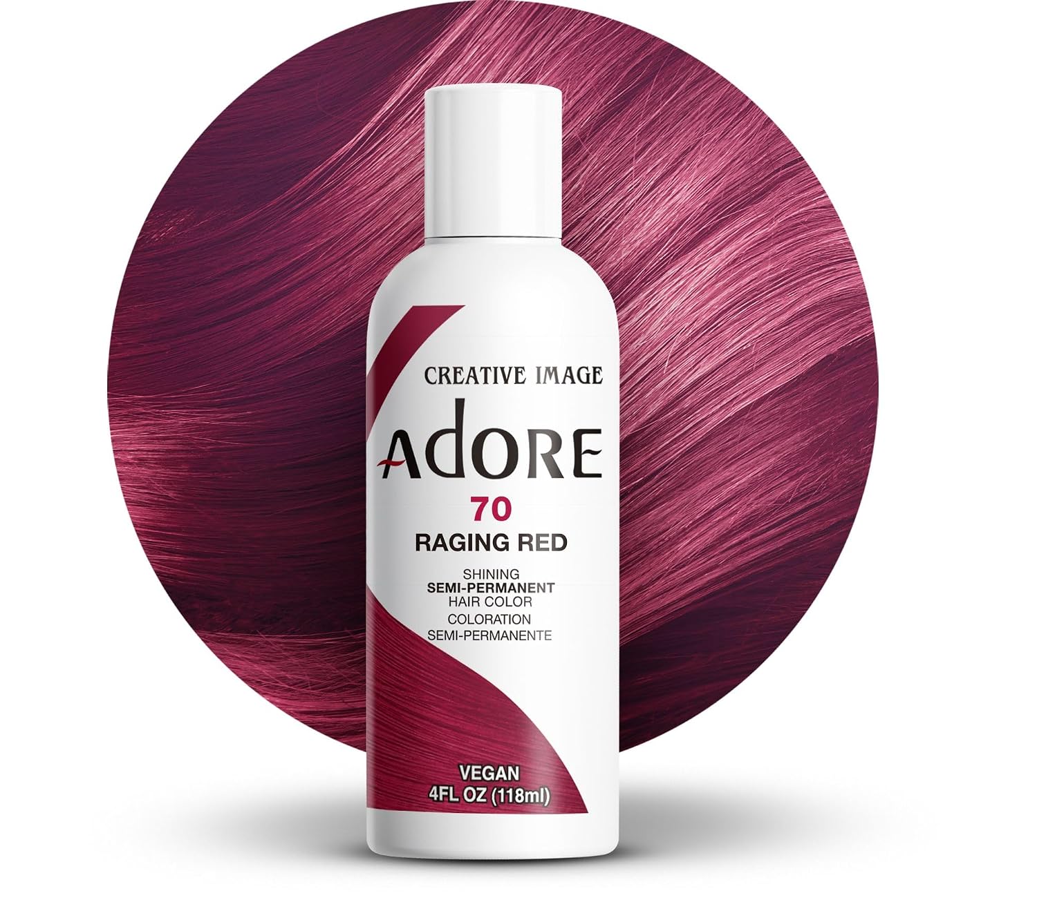 Adore - Semi Permanent Hair Color Shade #70 Raging Red