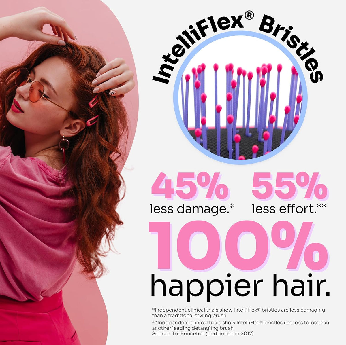 Wet Brush - Customer Care Pro Thick Hair Detangler Pink