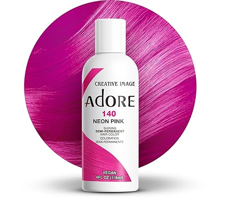 Adore - Semi Permanent Hair Color Shade #140 Neon Pink