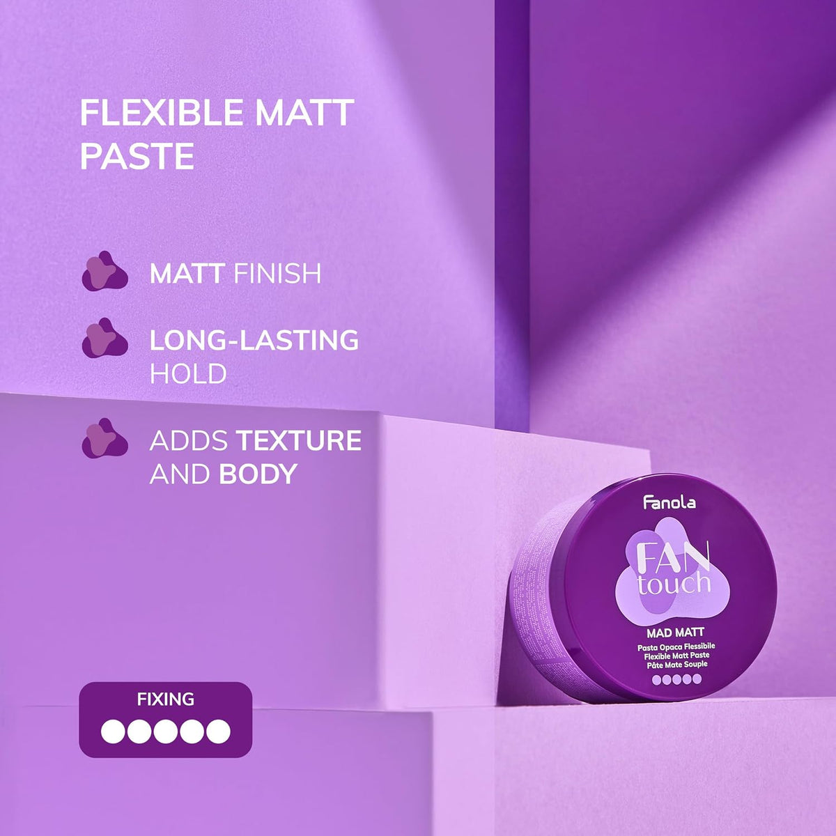 Fanola - Fantouch Mad Matt Flexible Matt Paste 100ml