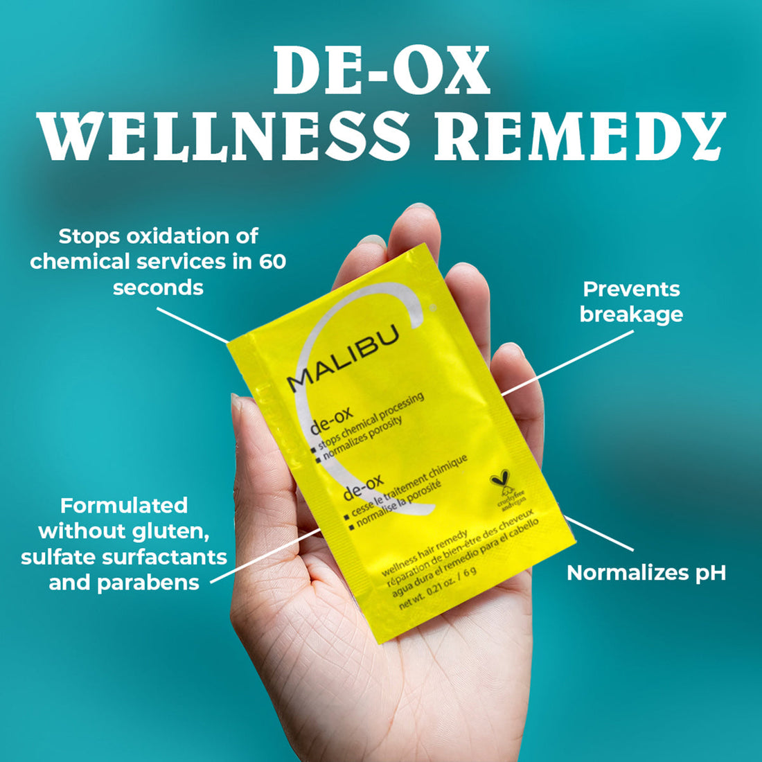 Malibu C - De-Ox Sachet 6g