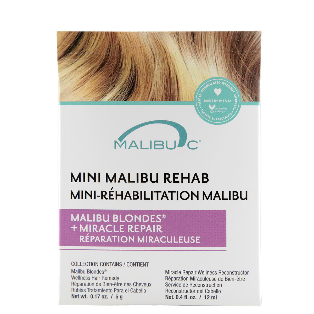 Malibu C - Blondes Mini Rehab 2pc