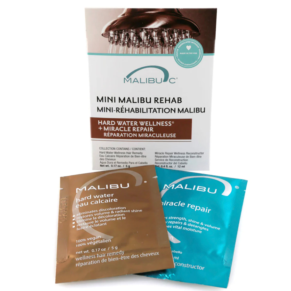 Malibu C - Hard Water Mini Rehab 2pc