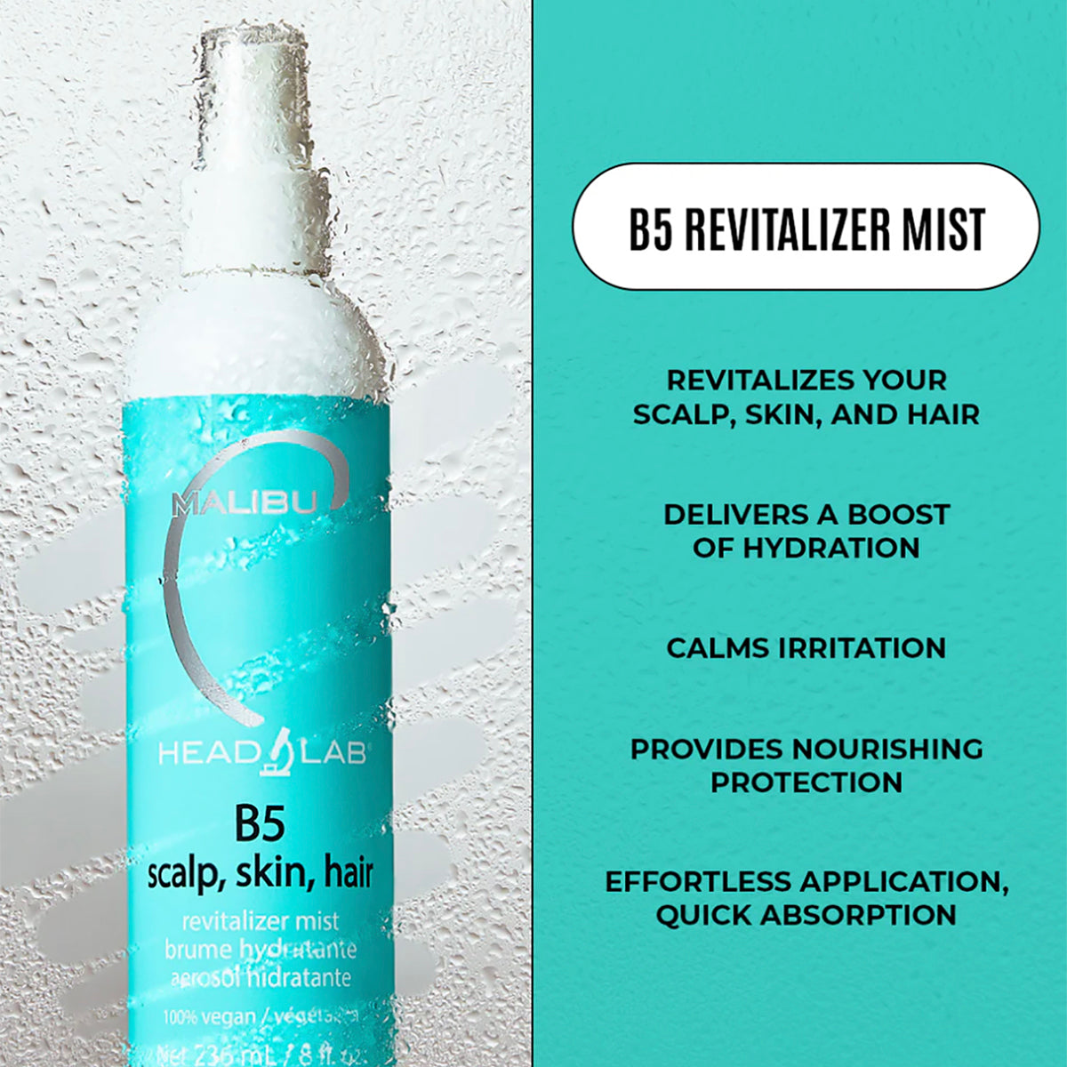 Malibu C - B5 Hair, Scalp, Skin Revitalizer Mist 236ml