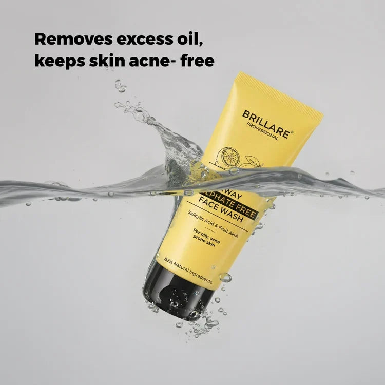Brillare - Oil Away Face Wash For Oily, Acne Prone Skin 100ml - Nexus hair