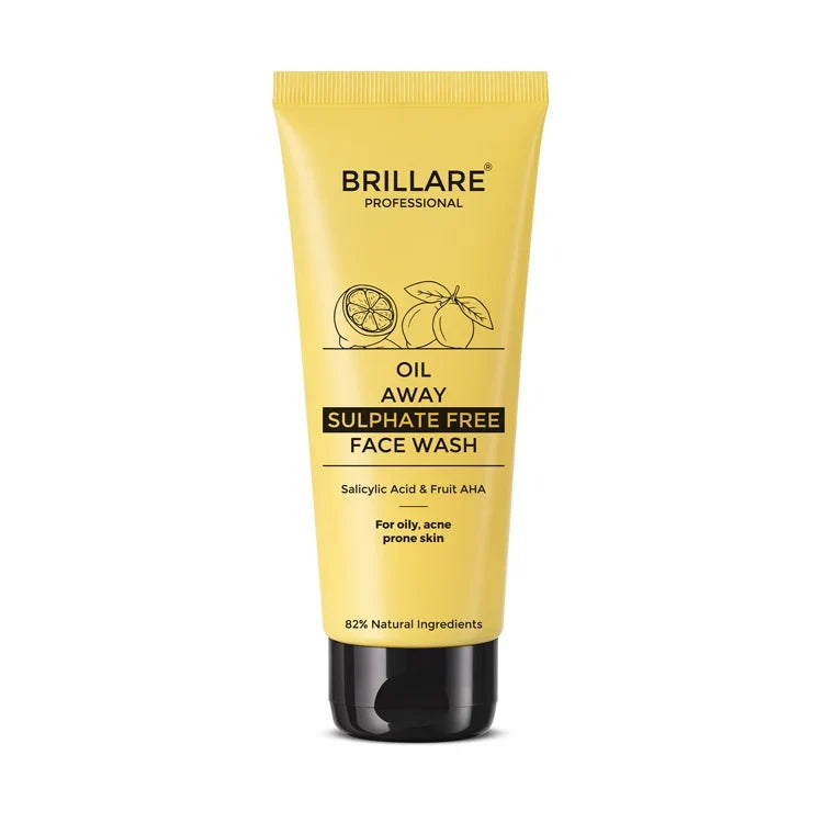 Brillare - Oil Away Face Wash For Oily, Acne Prone Skin 100ml - Nexus hair