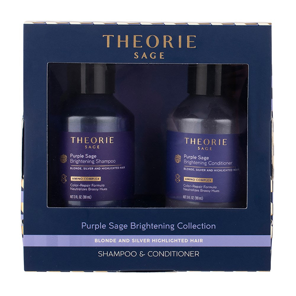 Theorie - Purple Sage Brightening Shampoo + Conditioner Set 90ml