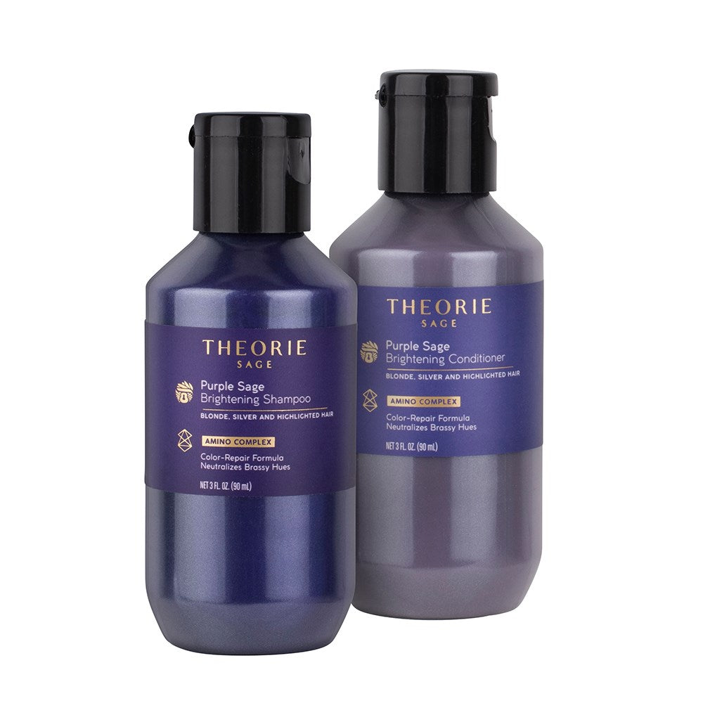 Theorie - Purple Sage Brightening Shampoo + Conditioner Set 90ml