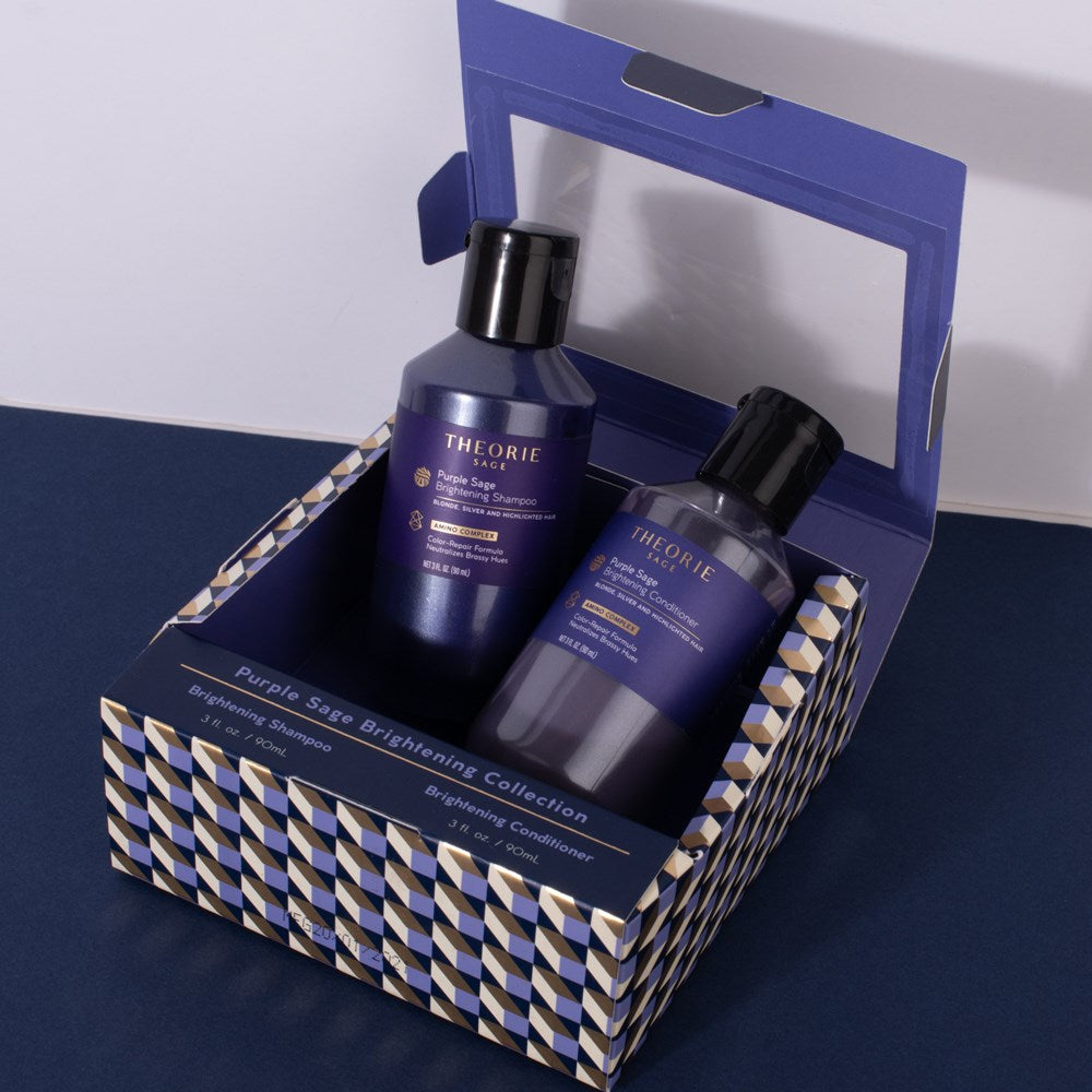 Theorie - Purple Sage Brightening Shampoo + Conditioner Set 90ml