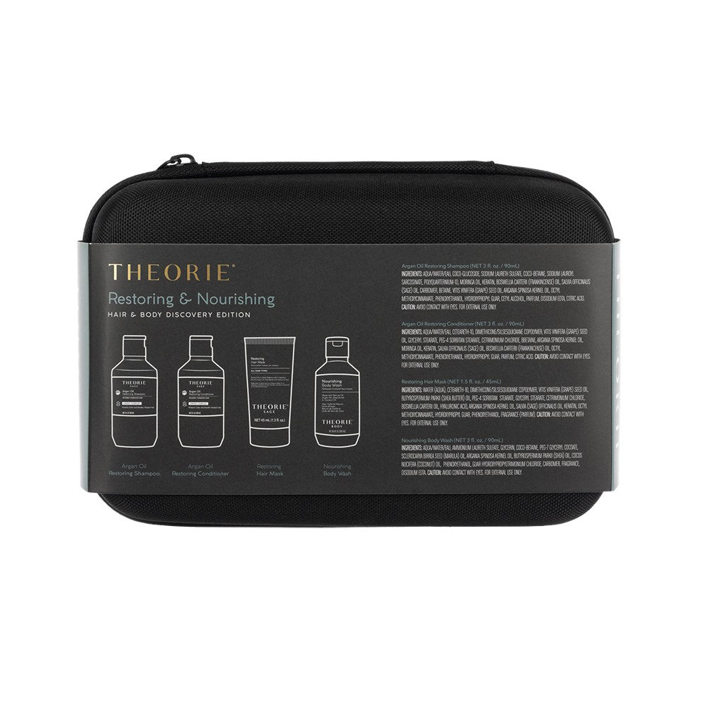 Theorie - Restoring & Nourishing Travel Kit 4pc
