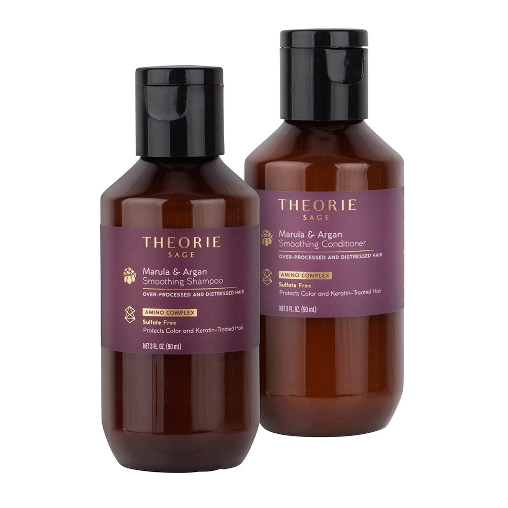 Theorie - Marula & Argan Smoothing Shampoo + Conditioner Set 90ml