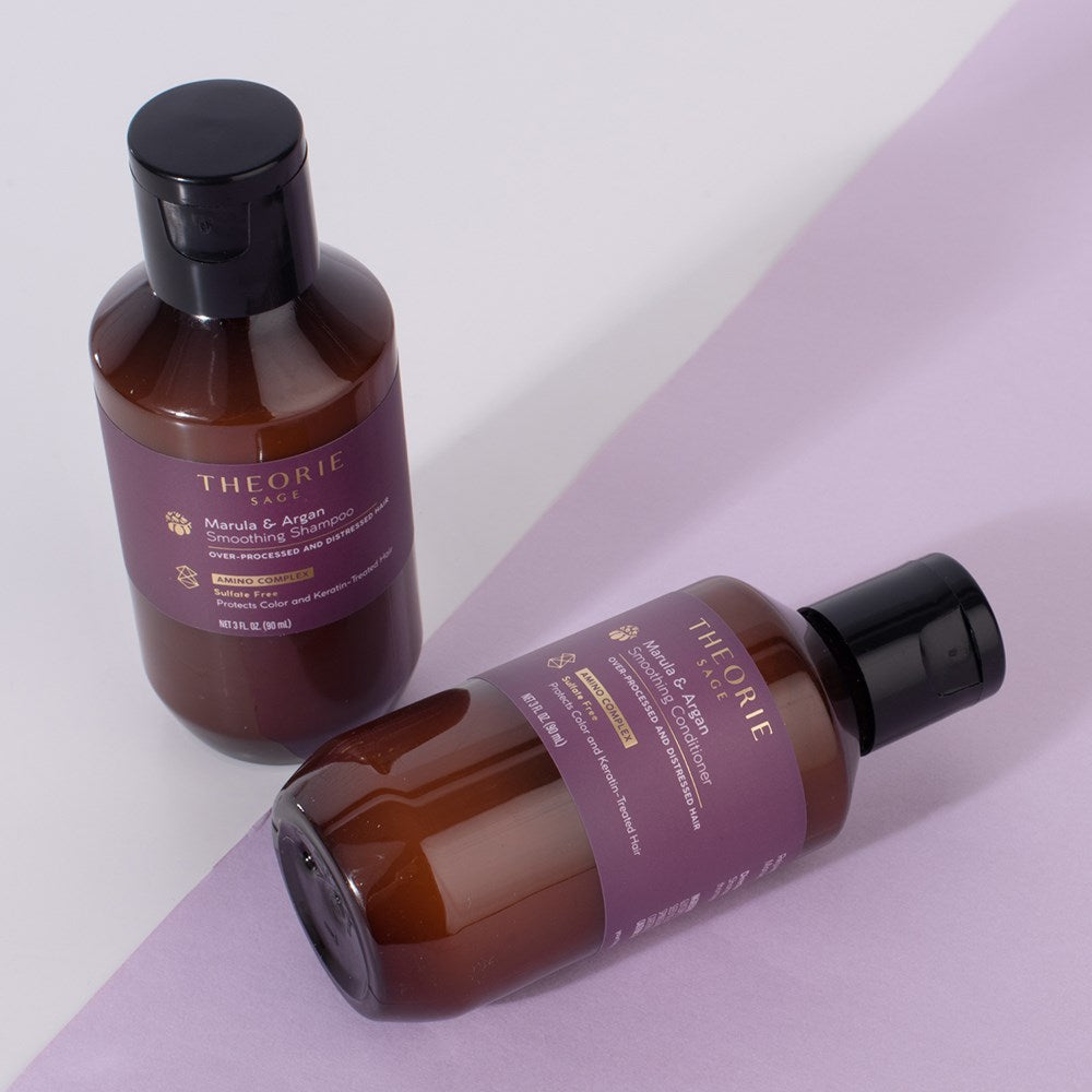 Theorie - Marula & Argan Smoothing Shampoo + Conditioner Set 90ml