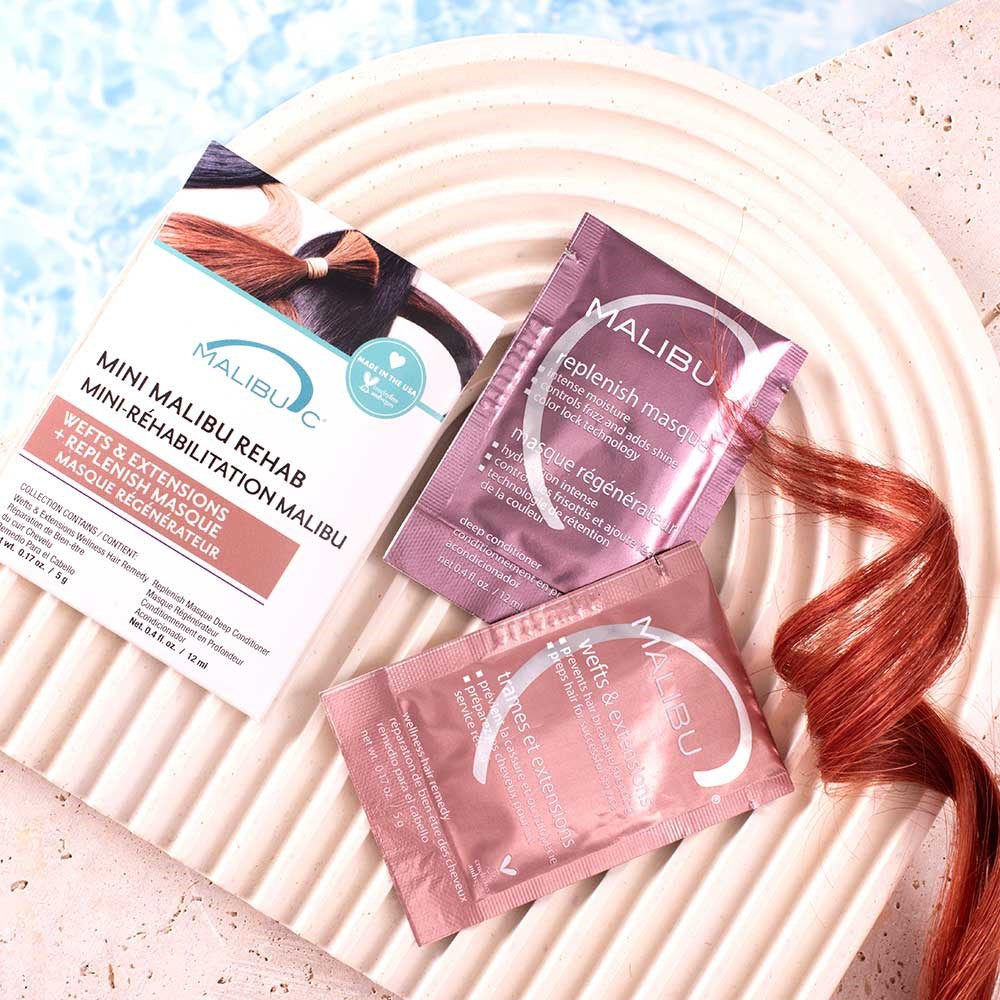 Malibu C - Weft + Extn Mini Rehab 2pc