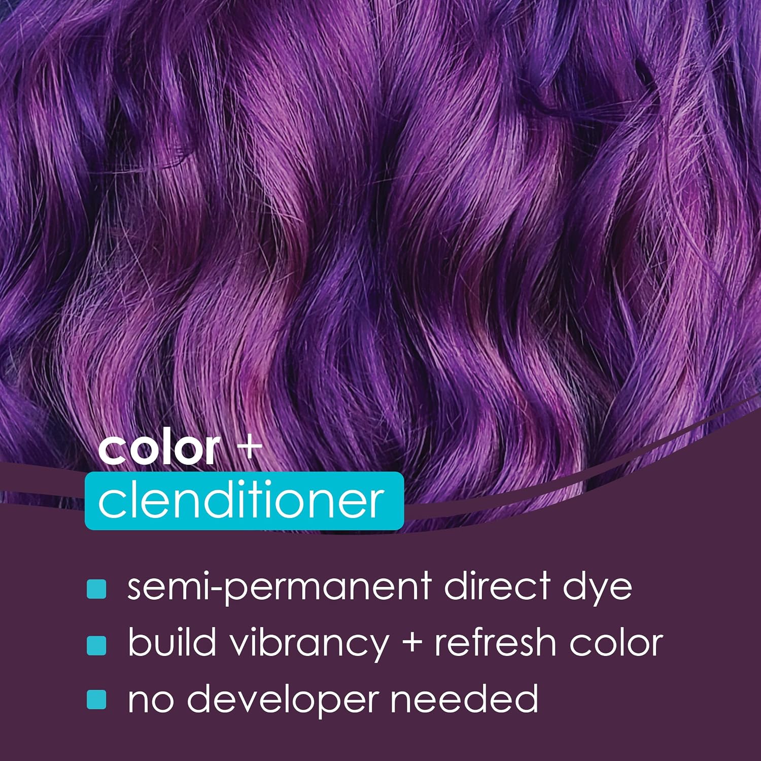 Keracolor - Color + Clenditioner Brunette Purple 355ml