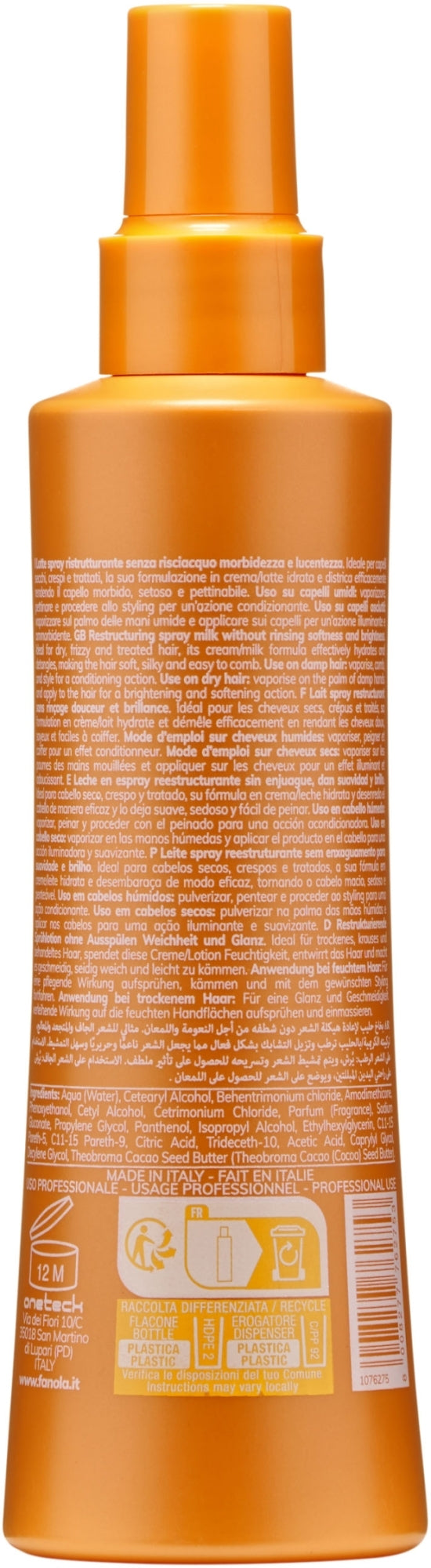 Fanola - Wonder Extra Care Nourishing Leave In Milk 195ml