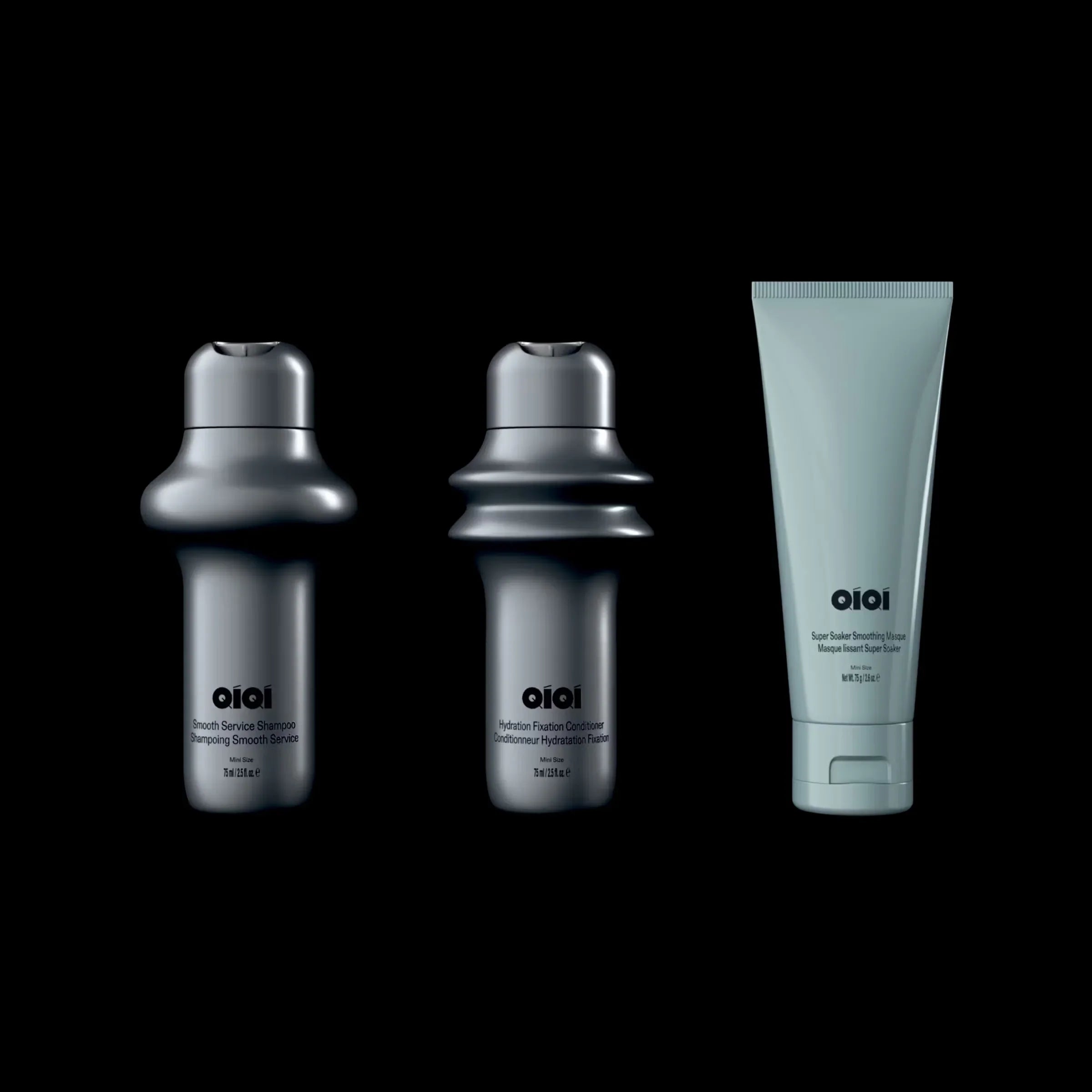 Qiqi - Exploration Set (Mini Sham/Cond/Masque) 3 x 75ml