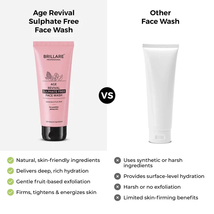 Brillare - Age Revival Face Wash For Ageing Skin 100ml - Nexus hair