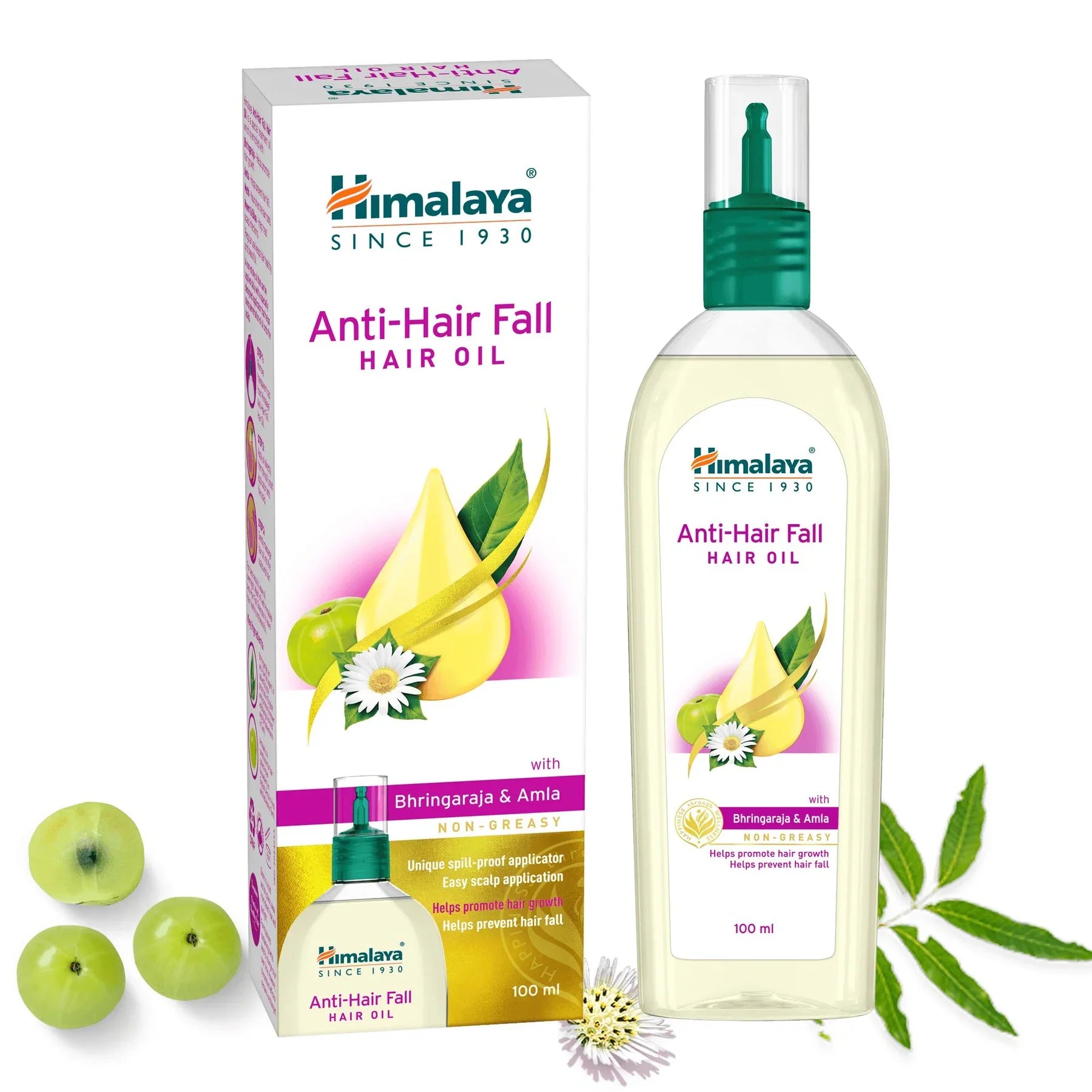 Himalaya - Anti-Hair Fall Hair Bhrigaraja & Amla Oil 100ml