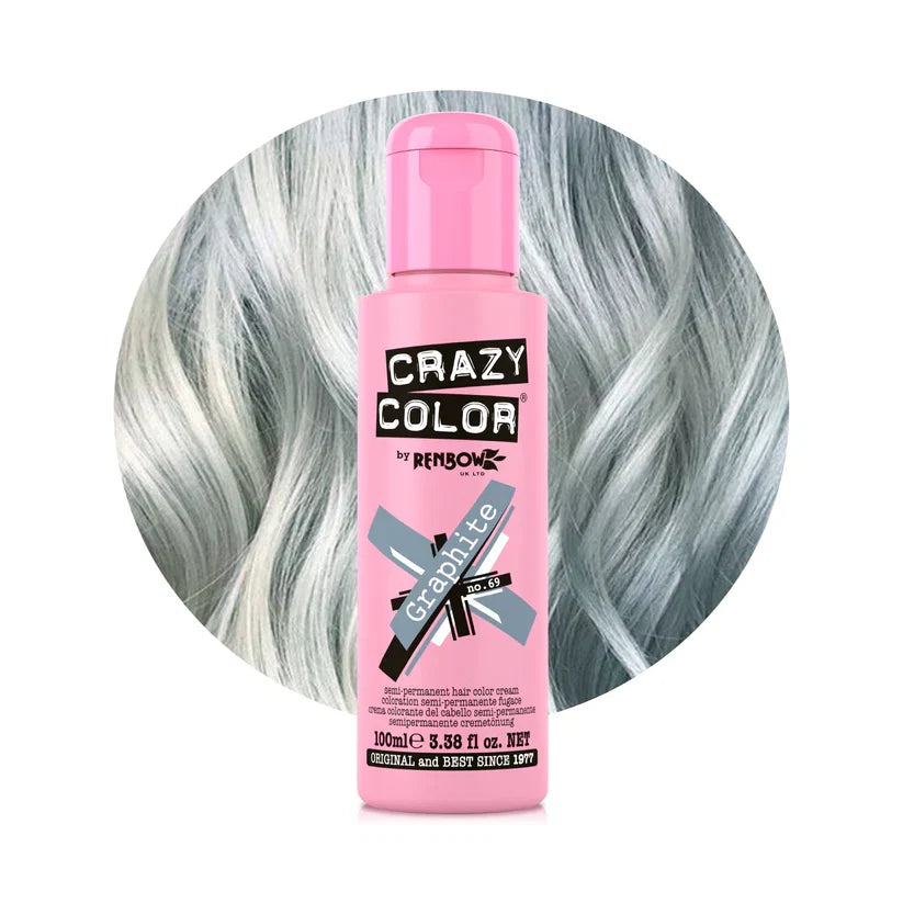 Crazy Color - Semi-Permanent Hair Color Graphite 100ml