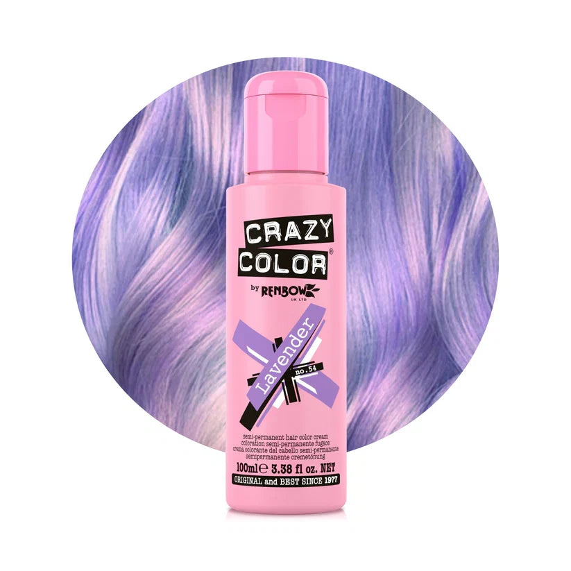 Crazy Color - Semi-Permanent Hair Color Lavender 100ml