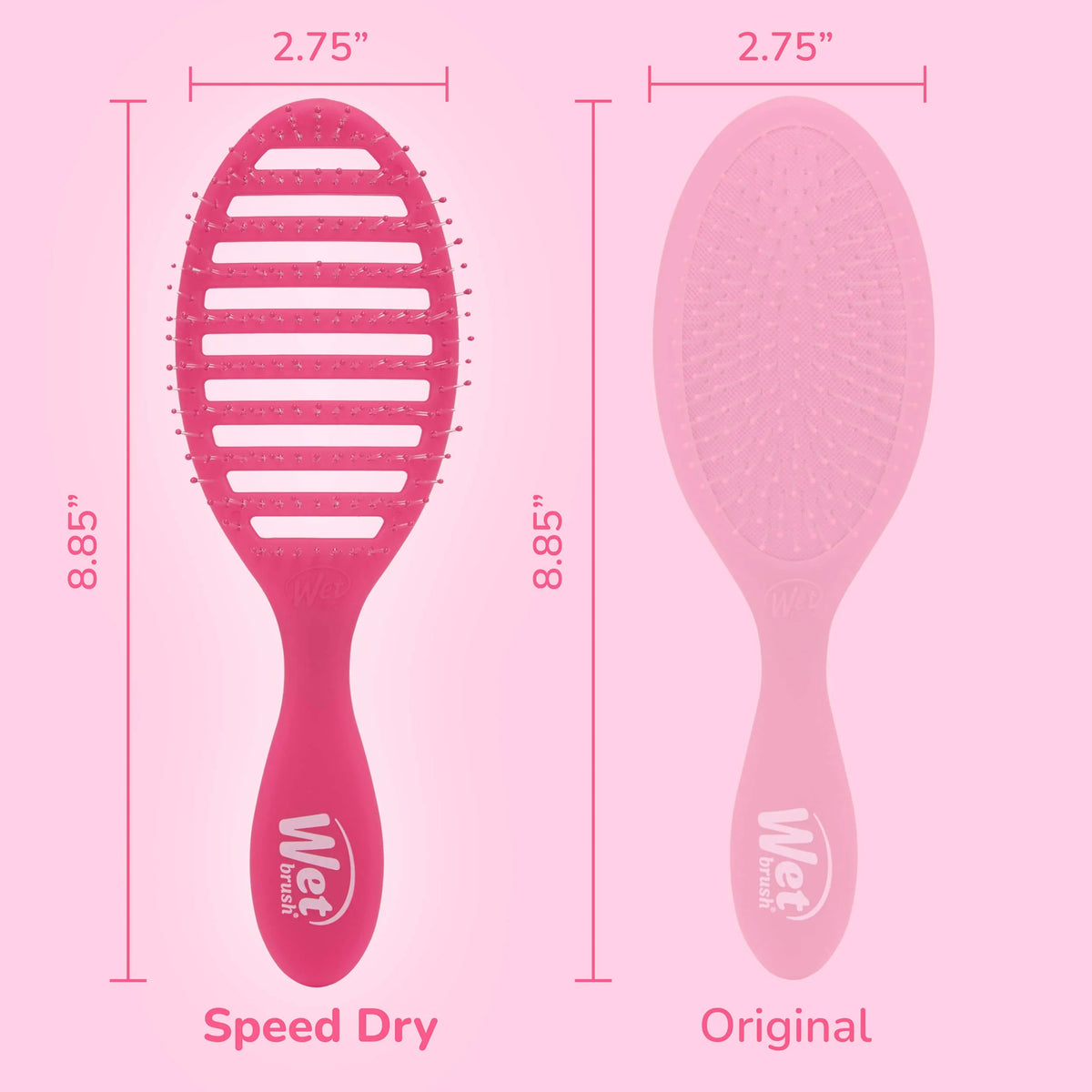 Wet Brush - Speed Dry Detangler Frost Pink