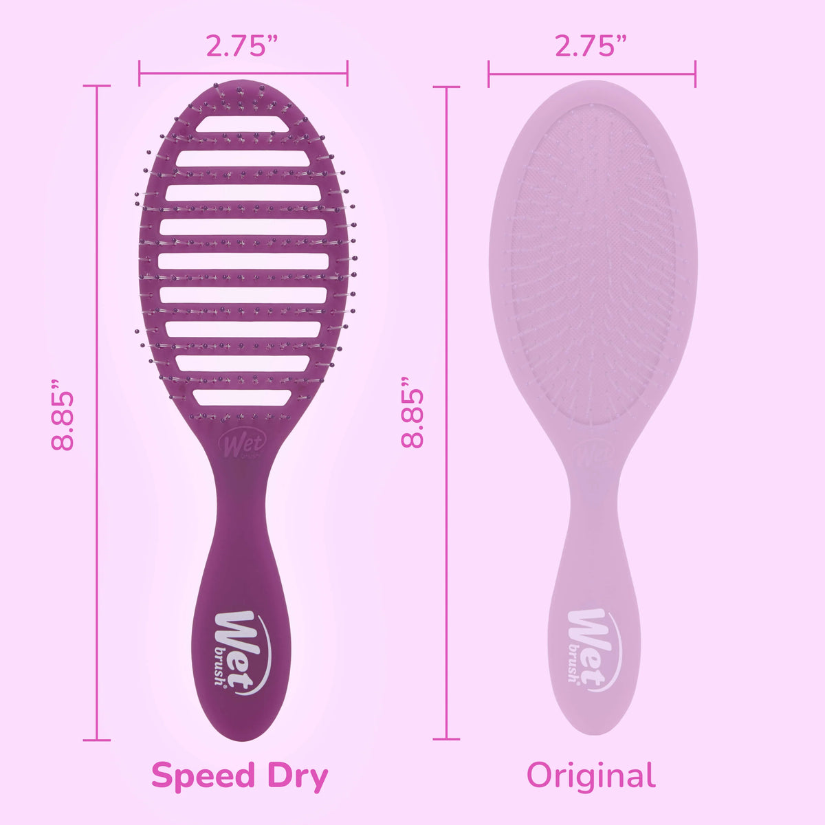 Wet Brush - Speed Dry Detangler Frost Purple
