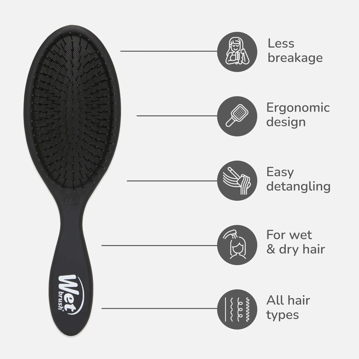 Wet Brush - Frost Detangler Black