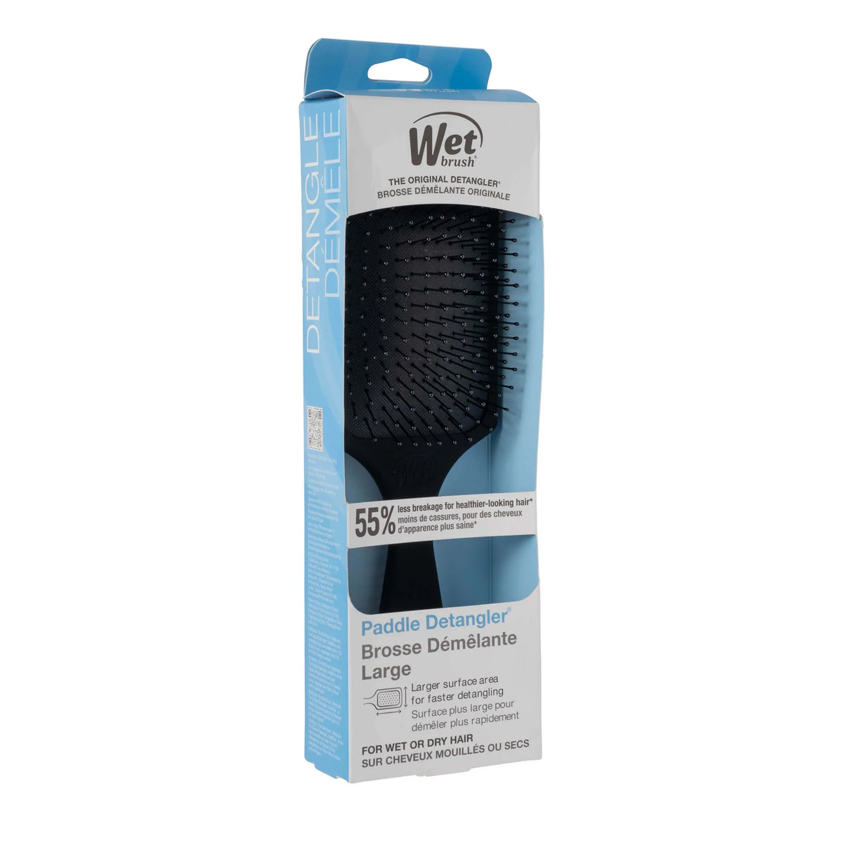 Wet Brush - Paddle Detangler Frost Black