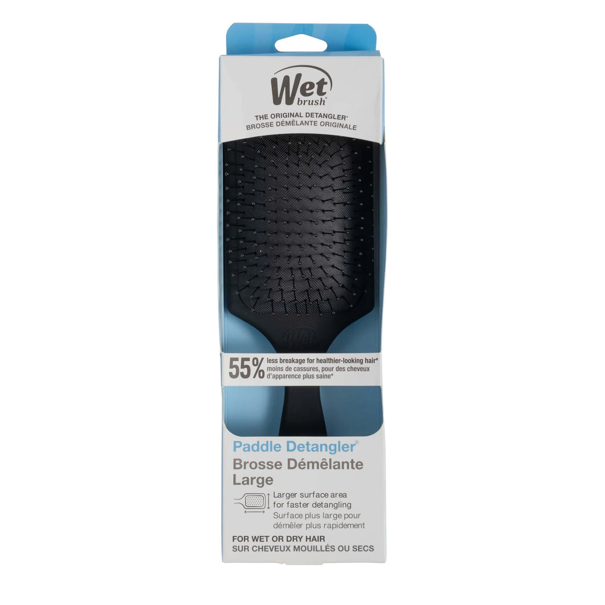 Wet Brush - Paddle Detangler Frost Black