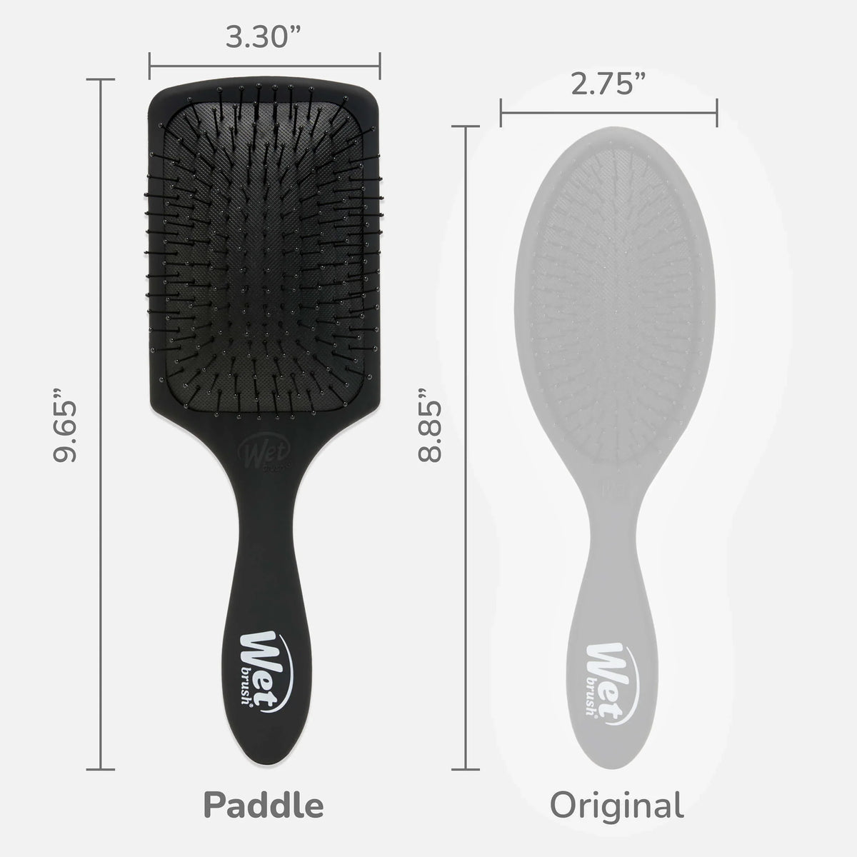 Wet Brush - Paddle Detangler Frost Black