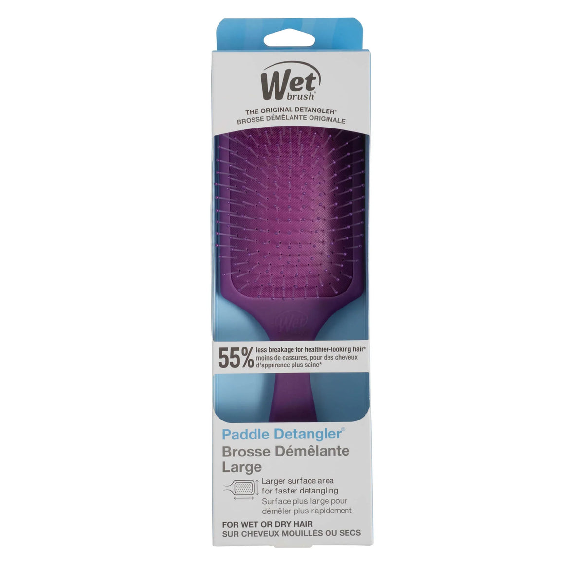 Wet Brush - Paddle Detangler Frost Purple