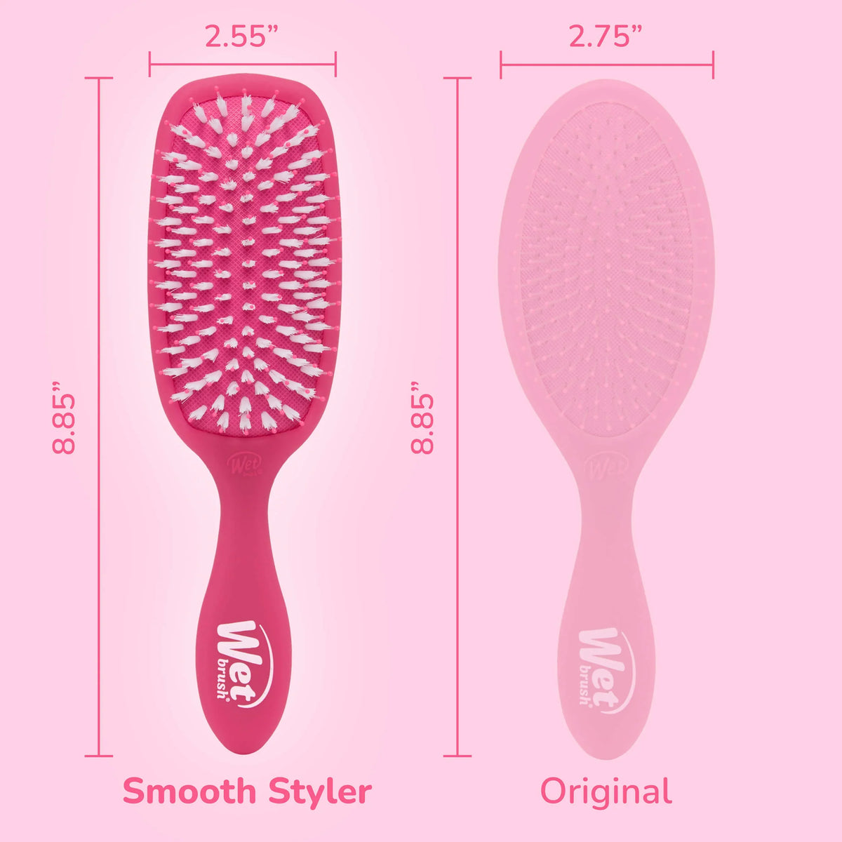Wet Brush - Original Smooth Styler Detangler Frost Pink
