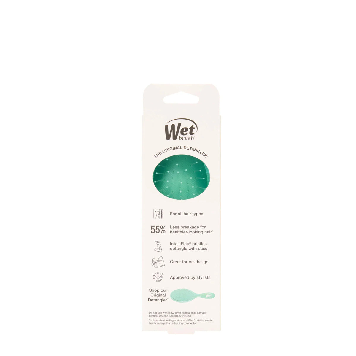 Wet Brush - Kids Mini Detangler Prismatic Glow Green