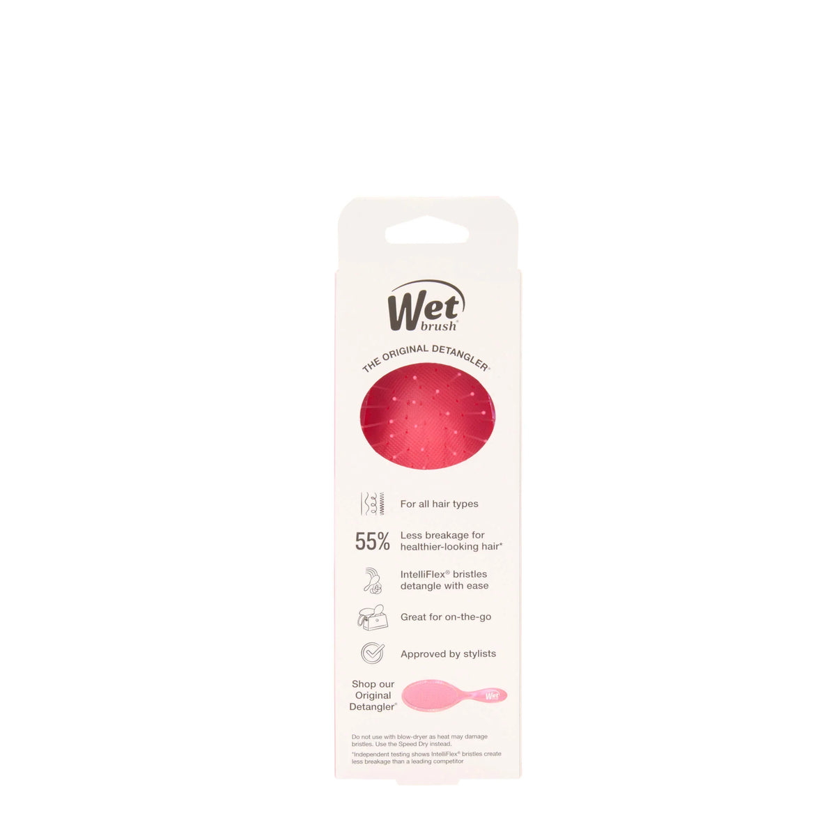 Wet Brush - Kids Mini Detangler Prismatic Glow Pink