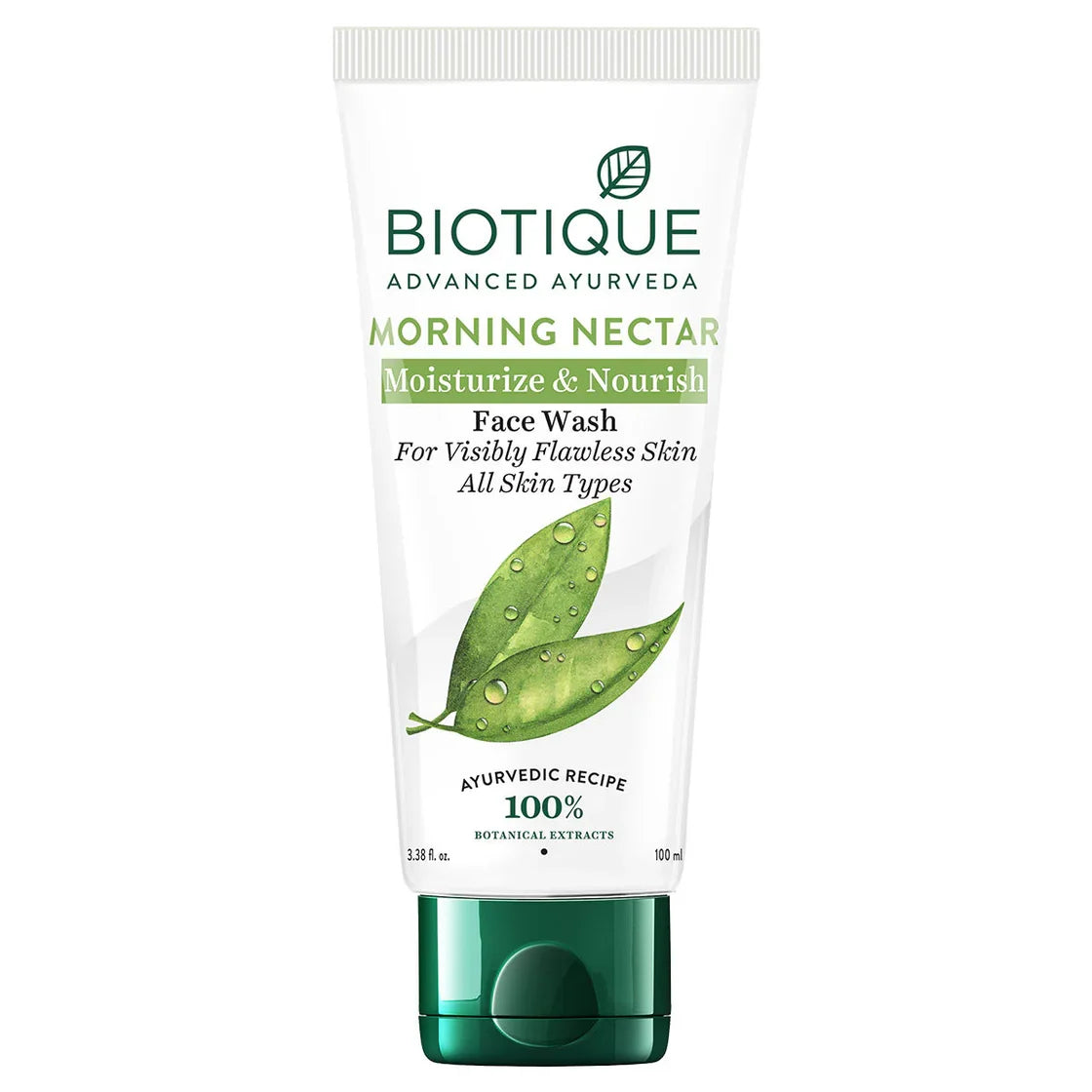 Biotique - Morning Nectar Moisturize & Nourish Visibly Flawless Skin Face Wash 100ml