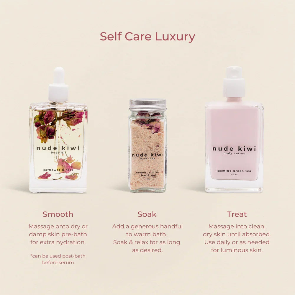 Nude Kiwi - Body Oil Safflower & Rose 120ml