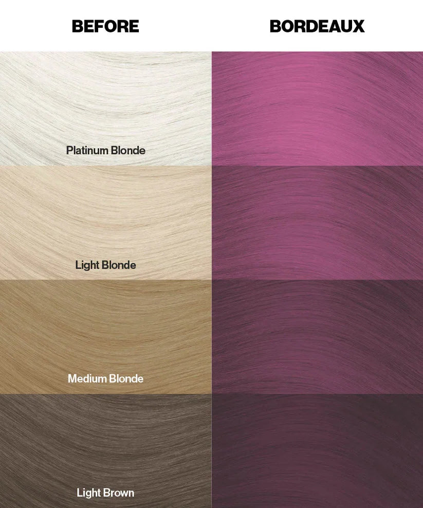 Crazy Color - Semi-Permanent Hair Color Bordeaux 100ml