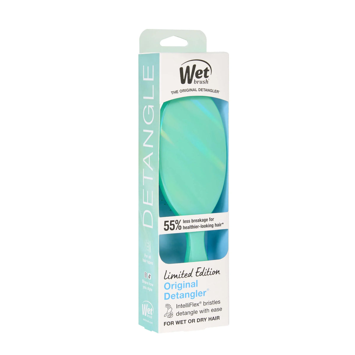 Wet Brush - Prismatic Glow Detangler Green