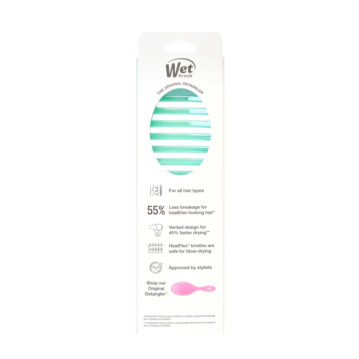Wet Brush - Speed Dry Detangler Prismatic Glow Green