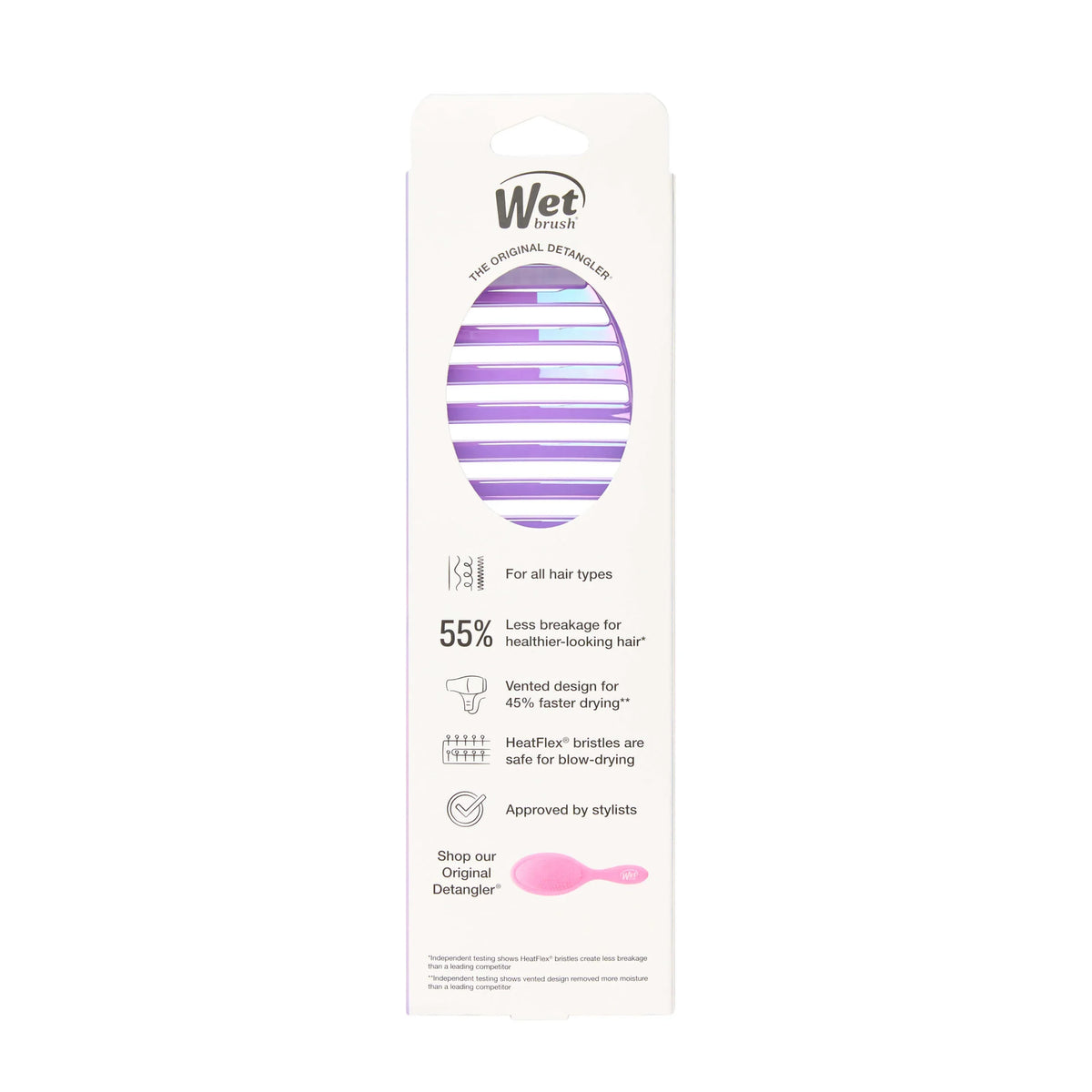 Wet Brush - Speed Dry Detangler Prismatic Glow Purple