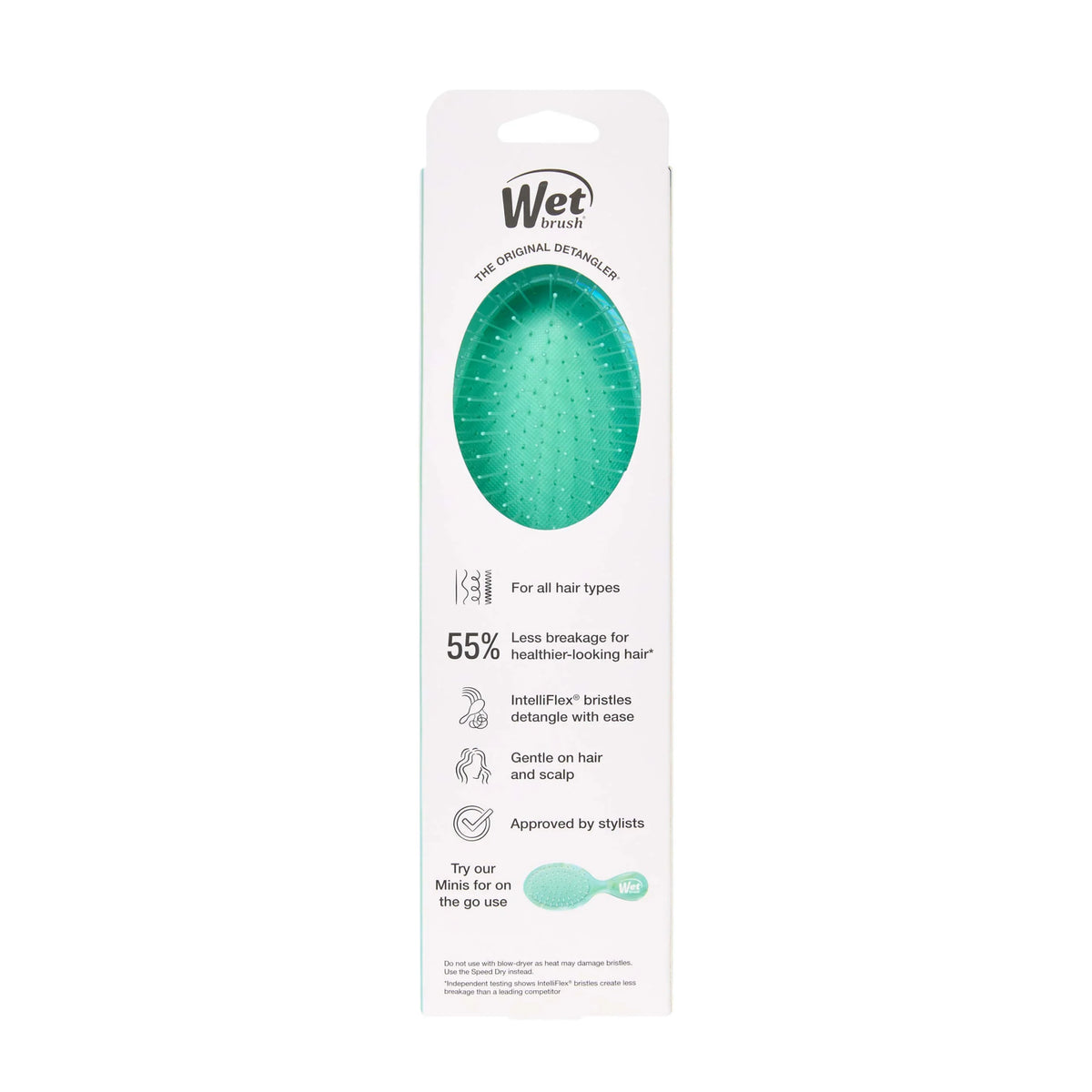 Wet Brush - Prismatic Glow Detangler Green