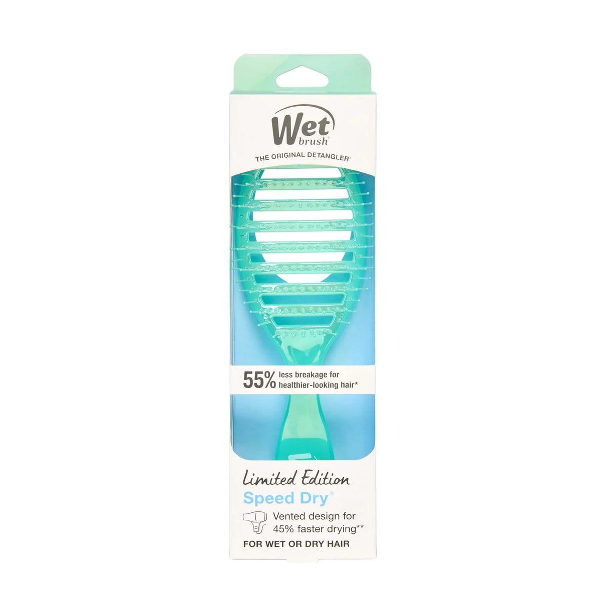 Wet Brush - Speed Dry Detangler Prismatic Glow Green