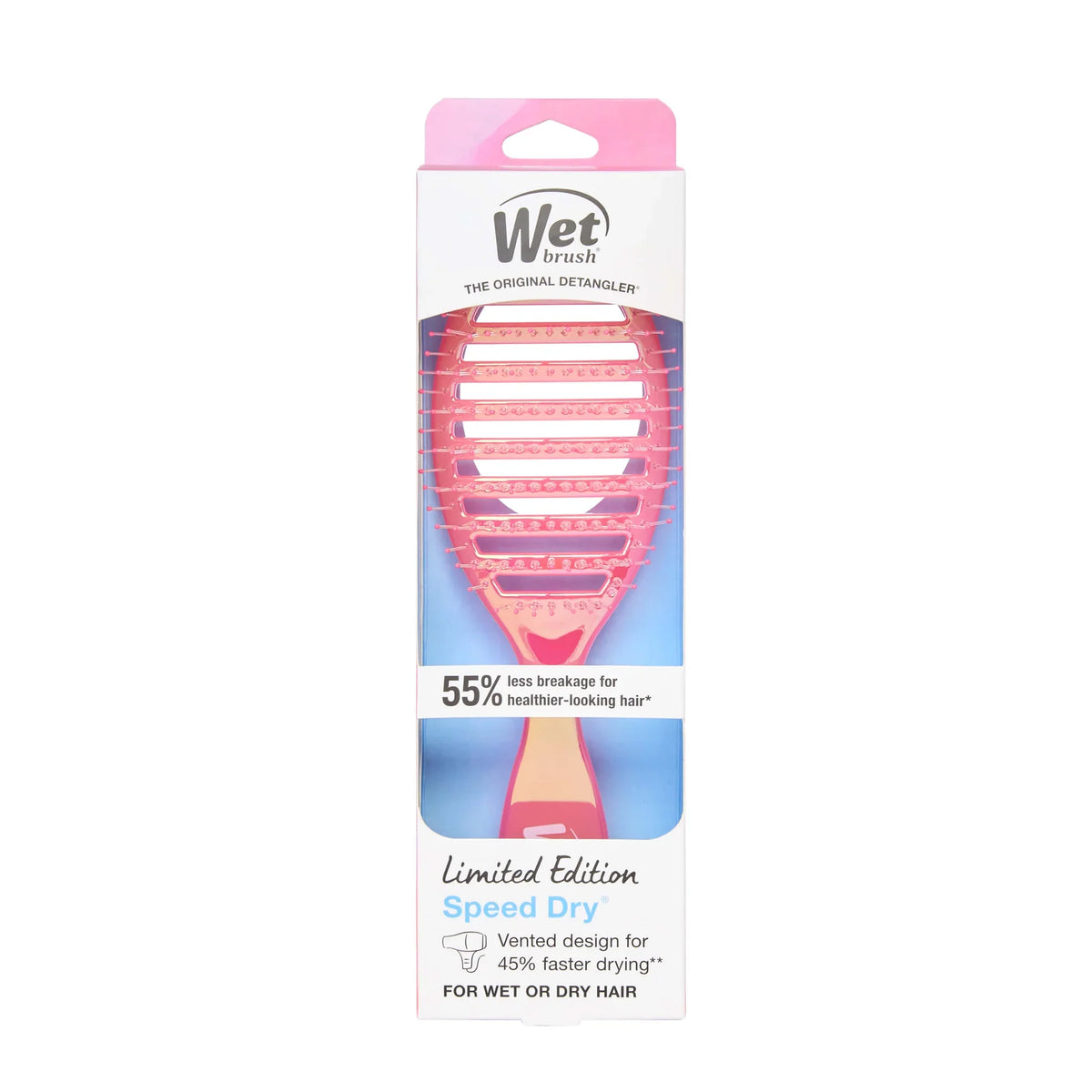 Wet Brush - Speed Dry Detangler Prismatic Glow Pink